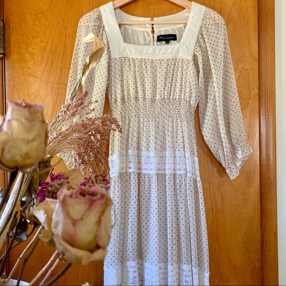 Vintage Japanese Rustic Prairie Cottagecore Dress